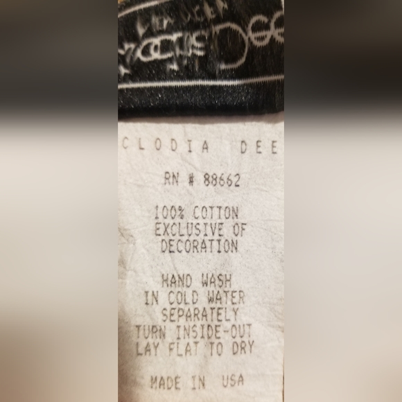 VTG Clodia Dee New York Women’s Zebra Embellished T-Shirt Brown L - Picture 5 of 5